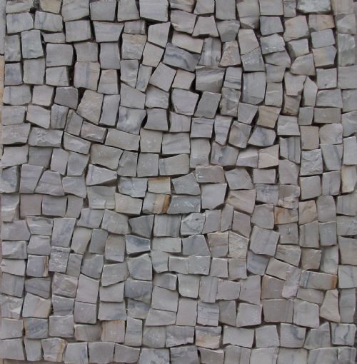 Pedra Mosaico Português Branco Minas